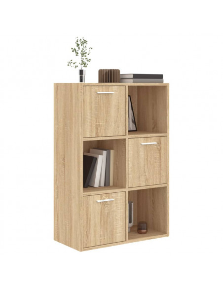 Armadietto Rovere Sonoma 60x29,5x90 cm in Legno Multistrato