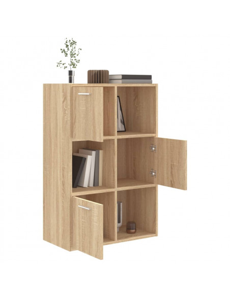 Armadietto Rovere Sonoma 60x29,5x90 cm in Legno Multistrato