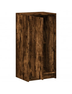 Credenza con LED Rovere Fumo 42,5x34x85 cm in Legno Multistrato 2