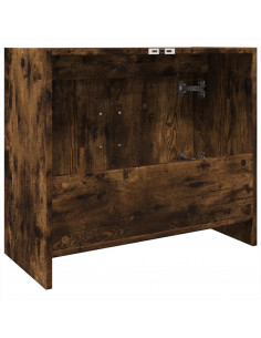 Mobile Lavabo Rovere Fumo 63x29x55 cm in Legno Multistrato 2