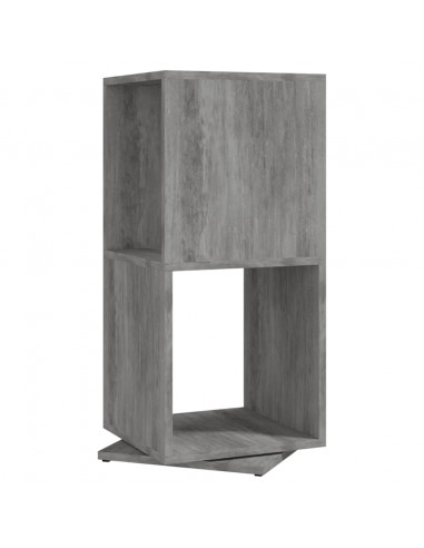 Armadietto Girevole Grigio Cemento 34,5x34,5x75,5cm Truciolato