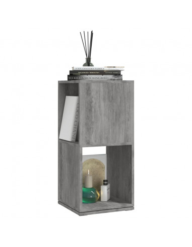 Armadietto Girevole Grigio Cemento 34,5x34,5x75,5cm Truciolato