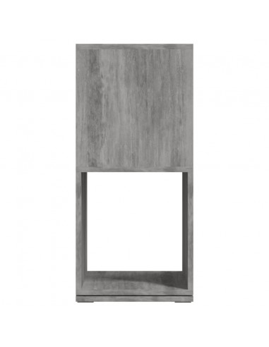 Armadietto Girevole Grigio Cemento 34,5x34,5x75,5cm Truciolato