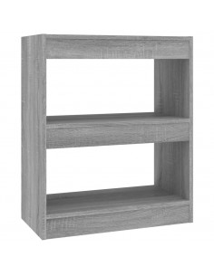 Libreria/Divisorio Grigio Sonoma 60x30x72 cm 2