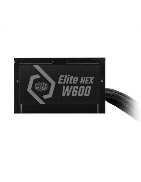 Cooler Master Elite Nex White 600 230V Black Mesh Cable 600W 80+ White PFC Attivo ATX