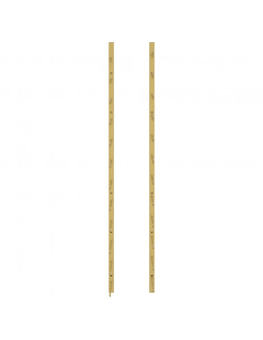 Portavini da Parete per 24 Bottiglie Oro in Ferro