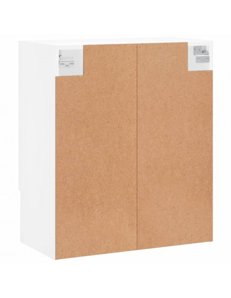 Armadietto a Muro Bianco 60x31x70 cm in Legno Multistrato