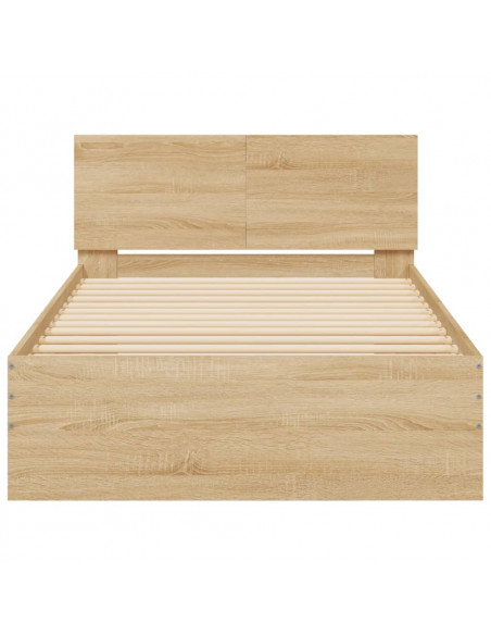 Giroletto Testiera Rovere Sonoma 100x200 cm Legno Multistrato