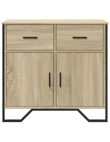 Credenza Rovere Sonoma 79,5x35,5x74,5 cm in Legno Multistrato