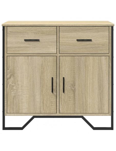 Credenza Rovere Sonoma 79,5x35,5x74,5 cm in Legno Multistrato