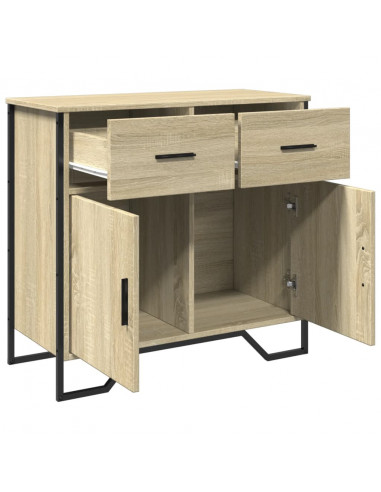 Credenza Rovere Sonoma 79,5x35,5x74,5 cm in Legno Multistrato