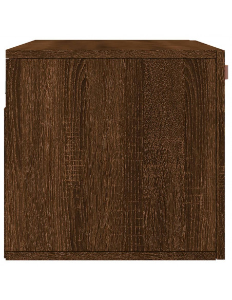 Mobile a Parete Rovere Marrone 80x36,5x35 cm Legno Multistrato