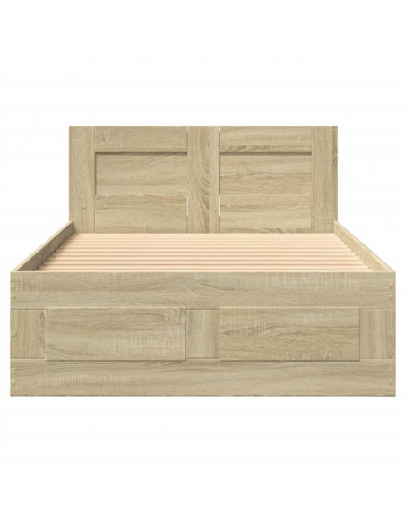 Giroletto con Testiera Rovere Sonoma 75x190cm Legno Multistrato