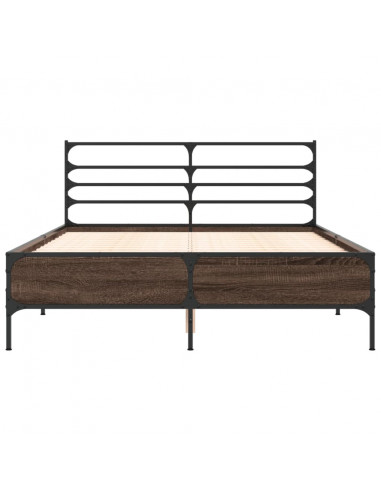 Giroletto Rovere Marrone 135x190cm in Legno Multistrato Metallo