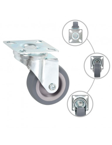 Ruote Girevoli 24 pz 50 mm