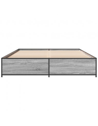 Giroletto Grigio Sonoma 120x190 cm in Legno Multistrato Metallo