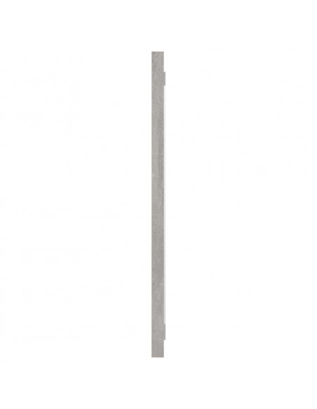 Set Mobili da Bagno 2 pz Grigio Cemento in Legno Multistrato