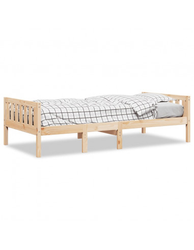 Letto per Bambini senza Materasso 80x200 cm Legno Massello Pino
