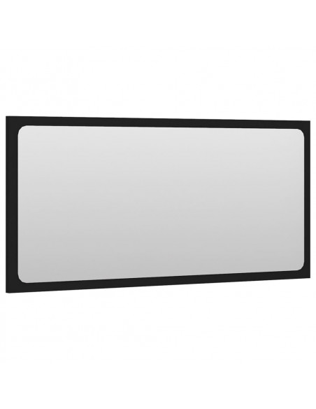 Set Mobili da Bagno Nero in Truciolato