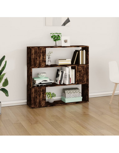 Libreria/Divisorio Rovere Fumo 100x24x94 cm