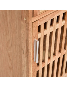 Set Mobili da Bagno 4pz in Legno Massello di Noce 2