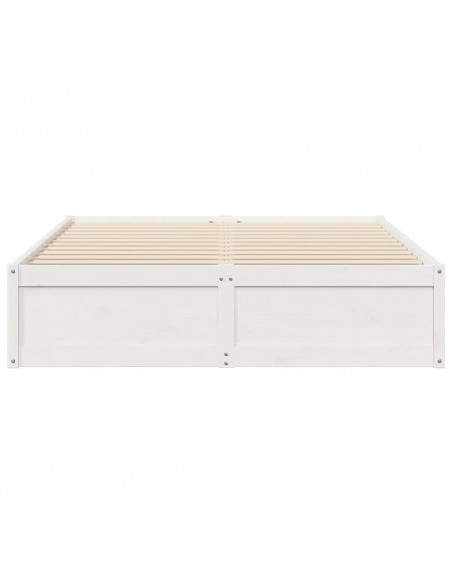Giroletto Bianco 160x200 cm in Legno Massello di Pino