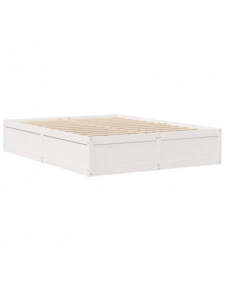 Giroletto Bianco 160x200 cm in Legno Massello di Pino