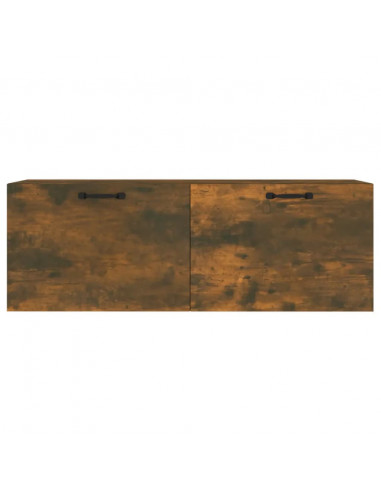 Mobile Pensile Rovere Fumo 100x36,5x35 cm Legno Multistrato