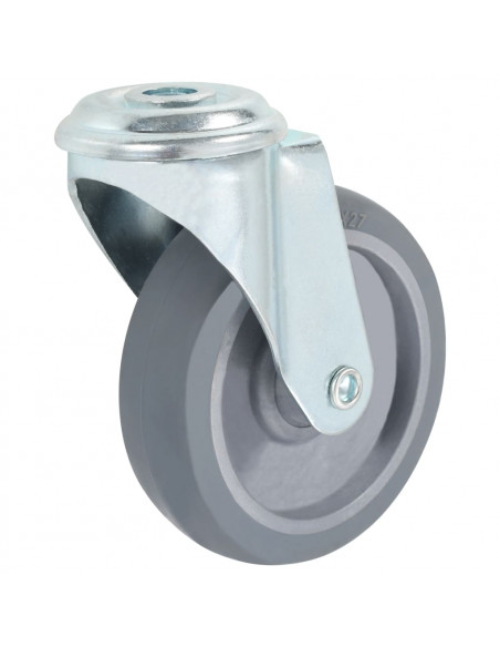 Ruote Girevoli con Foro per Bulloni 4 pz 100 mm