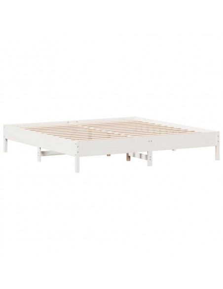 Giroletto Bianco 200x200 cm in Legno Massello di Pino