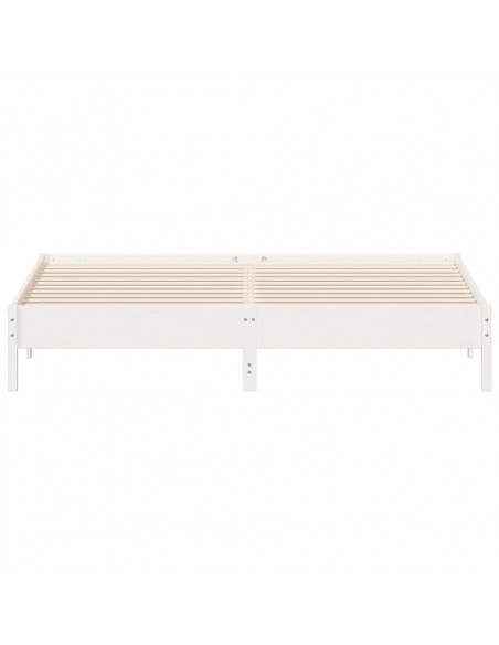 Giroletto Bianco 200x200 cm in Legno Massello di Pino