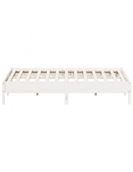 Giroletto Bianco 200x200 cm in Legno Massello di Pino