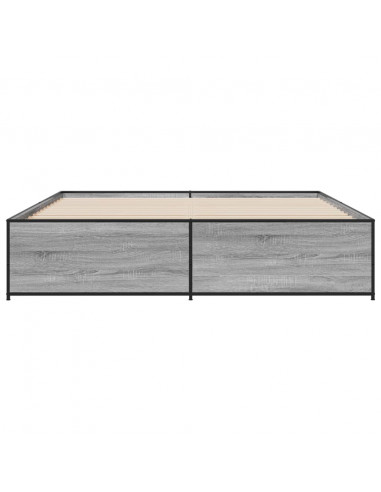 Giroletto Grigio Sonoma 200x200 cm in Legno Multistrato Metallo