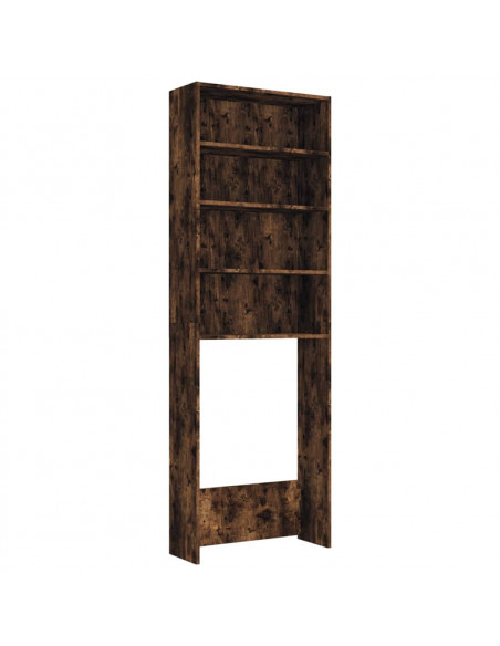 Mobile per Lavatrice Rovere Fumo 64x24x190 cm