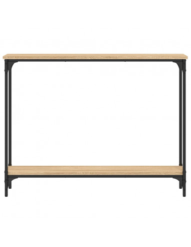 Tavolino Consolle Rovere Sonoma 100x22,5x75cm Legno Multistrato