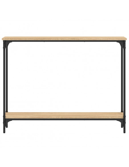 Tavolino Consolle Rovere Sonoma 100x22,5x75cm Legno Multistrato