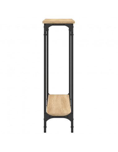 Tavolino Consolle Rovere Sonoma 100x22,5x75cm Legno Multistrato