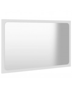 Set Mobili da Bagno 2 pz Bianco in Legno Multistrato 2