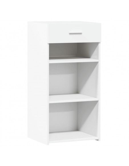Credenza Bianca 45x42,5x93 cm in Legno Multistrato