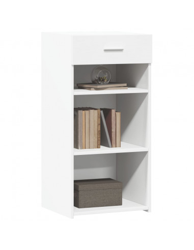 Credenza Bianca 45x42,5x93 cm in Legno Multistrato