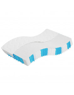 Materasso a Molle Insacchettate Medio Rigido 140x200 cm 2