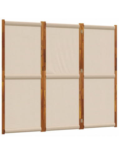 Divisorio a 3 Pannelli Tortora 210x180 cm