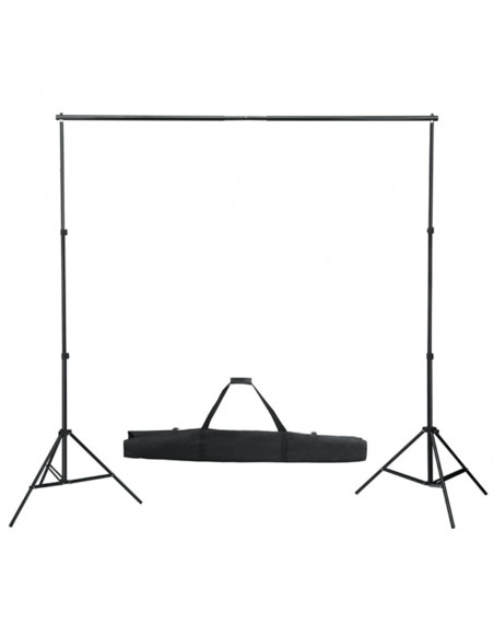 Kit Studio Fotografico con Luci Ombrelli Fondale e Riflettore