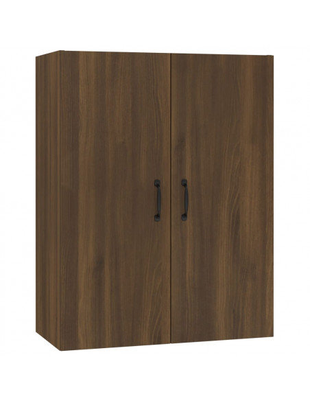Mobile Pensile Rovere Marrone 69,5x34x90cm in Legno Multistrato