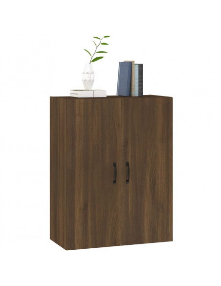 Mobile Pensile Rovere Marrone 69,5x34x90cm in Legno Multistrato
