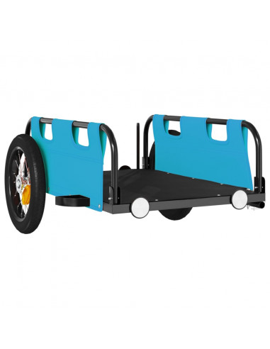 Rimorchio da Bici Blu Oxford e Ferro