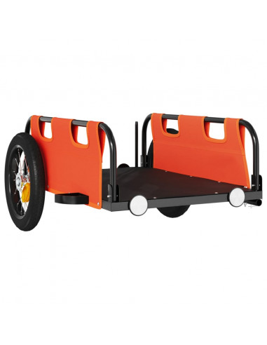 Rimorchio da Bici Arancione Oxford e Ferro