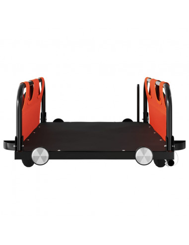 Rimorchio da Bici Arancione Oxford e Ferro