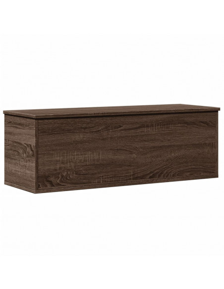 Contenitore Portaoggetti Rovere Marrone 102x35x35 cm Truciolato