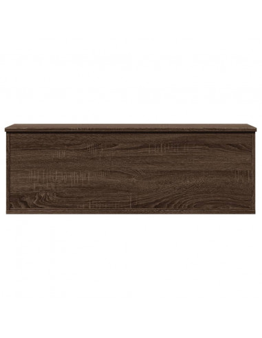 Contenitore Portaoggetti Rovere Marrone 102x35x35 cm Truciolato